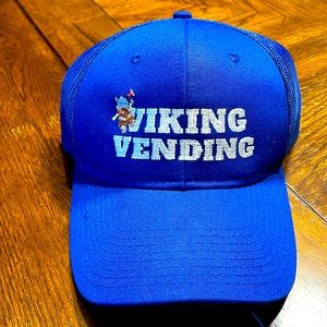 Royal Blue Viking Vending snap back hat